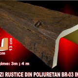 Grinda rustica din poliuretan BR-03 Inchis